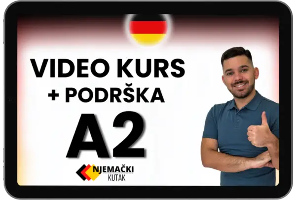 A2 VIDEO KURS + PODRŠKA - Jednokratno plaćanje