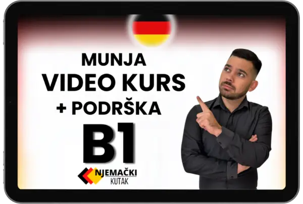 B1 MUNJA VIDEO KURS + PODRŠKA - Jednokratno plaćanje